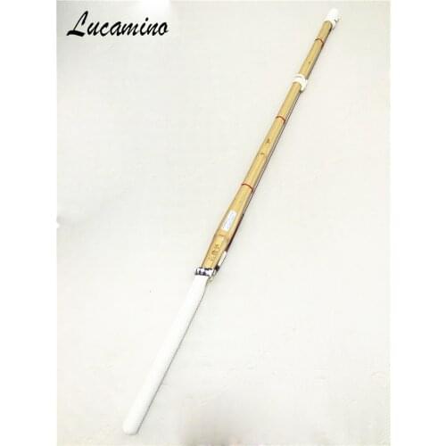 Promotional kendo Bamboo swords Carving "Be not moved" 36A~39A cowhide Makino bamboo knife combat Japanese Kendo