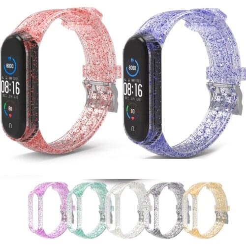 Durable Strap Replacement Compatible with Mi 3/4/5/6 Bands Smart Watch Wristbands Accessories Strap Bracelets Waterproof