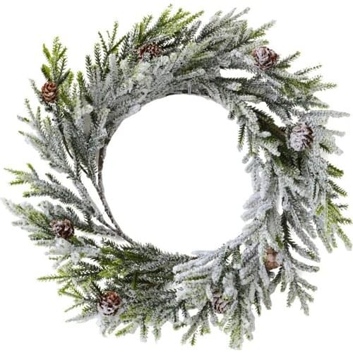 Christmas Decorations Rattan Artificial Plant Pines Cones Garland Home Fireplace Door Wall Window Decor Navidad Table Decoration