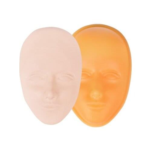 Three-dimensional face semi-permanent tattoo practice skin 5D full face eyebrows eyeliner lip simulation leather art