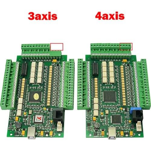 USB CNC Mach3 3 axis 4 axis engraving machine milling E-CUT motion control card engraving machine motion control card