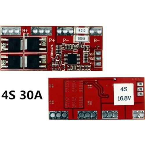 3S 30A/4S 30A Lithium Battery Protection Board /3S/4S BMS Board high current No activation Automatic Recovery 14.8V 16.8V