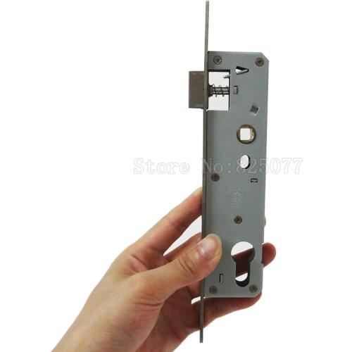 1PCS European Style Narrow Mortise Locks Door Lock 20x85 25x85 30x85 35x85mm Powder Finish KF195
