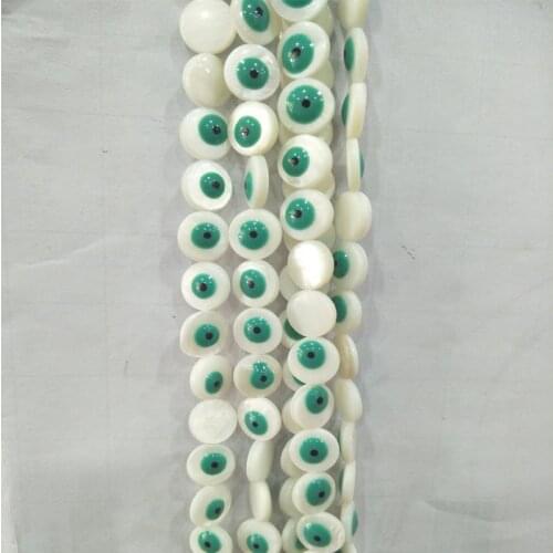 12mm Round Natural Shell Eye Beads Jewelry Findings Accessories Pearl Bay Eyes Beads For Charm Jewelry Making Loose Shell Bead