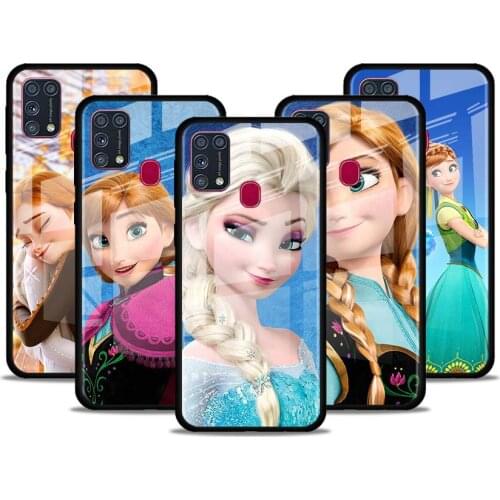 Disney Princess Aisha for Samsung Galaxy S21 Ultra A71 A51 4G 5G A91 A81 A41 A31 A21 A11 A01 Tempered Glass Phone Case