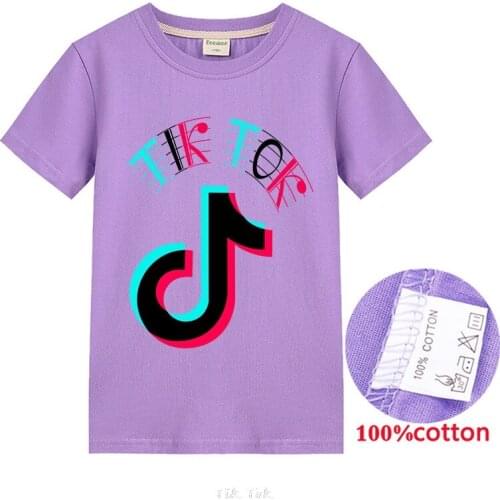 Tik Tok Childrens Clothing Fashion T Shirt Short Sleeve Christmas Shirt Creeper Cosplay Costume Boys Girls Summer Tops