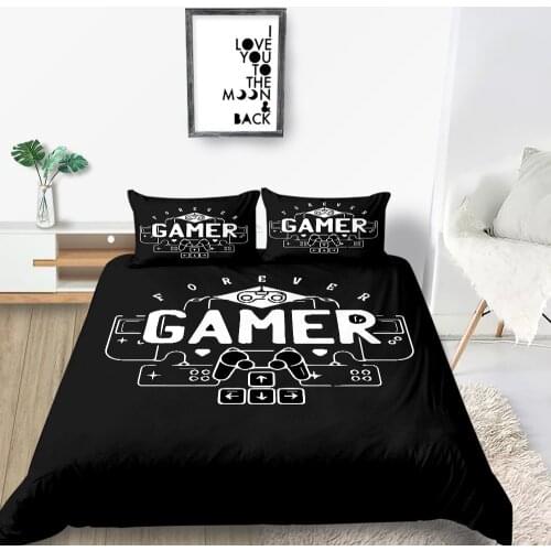 Designer Bedding Set For Gamer Creative Fashionable Duvet Cover Gamepad King Queen Twin Full Single Double Unique Design Bed Set