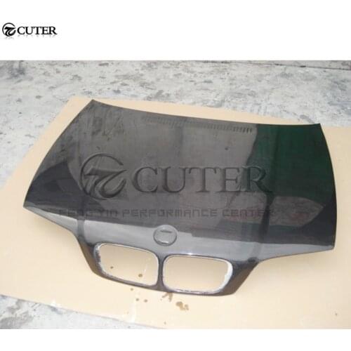 E46 3 series M3 Carbon Fiber Front engine Hood Bonnets engine Covers for BMW E36 325i 98-04