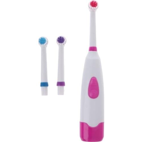 Electric toothbrush waterproof rotary delivery two soft bristle toothbrush heads childrens toothbrush adult toothbrush