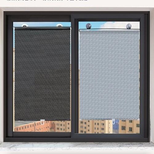 Van Truck Lorry Roller Blinds Window Glass Sunshade Sun Uv Protection Free-Perforated