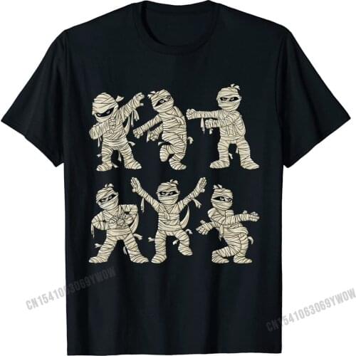 Halloween Dancing Mummy Dance Challenge Boys Women T-Shirt Camisas Men Classic Printing Tshirts Cotton Mens Tops Tees Printing