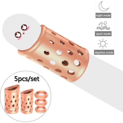 5Pcs/set Foreskin Correction Penis Rings Delay Ejaculation Sex Toys For Men Male Chastity Device Erotic Cock Rings Sex Shop