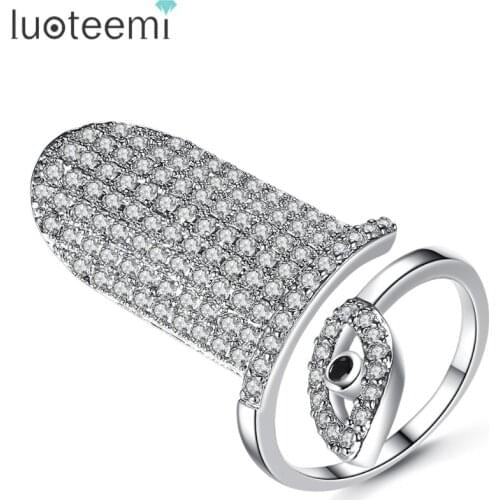 Женские золотые кольца LUOTEEMI China At AliExpress