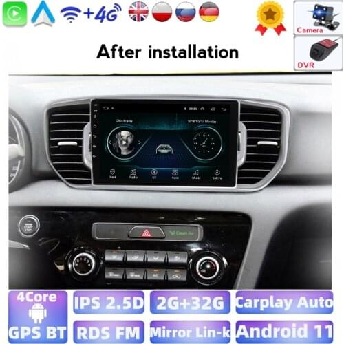 For KIA Sportage 4 2016 2017 2018 KX5 Audio 2G+32G IPS Car Android Radio Multimedia Player GPS Navigator support rear camera