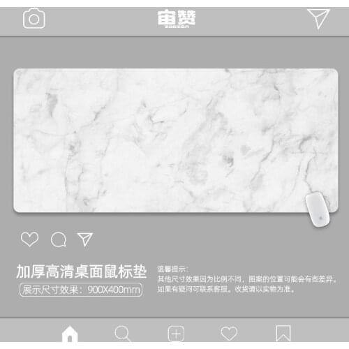 Fashion Large Marble Grain Mouse Pad Office Computer Desk Mat Modern Table Game Keyboard Laptop Cushion Soft Top Quality