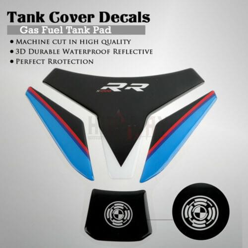 Motorcycle 3D Fuel Oil Tank Pad Decal Emblem Protector Cover Gas Cap Sticker For BMW S1000R S1000RR 10-19