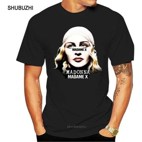 Madonna Madame X Logo T-Shirt All Size S To 5Xl 100% Catton men cotton tshirt summer brand teeshirt euro size