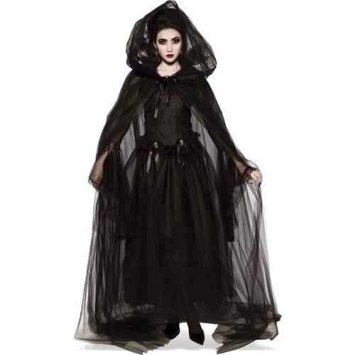 Halloween Costumes for Women Adult Witch Dress Vampire Devil Carnival Party Scary Cosplay Masquerade Horror Clothing