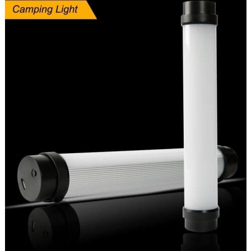 Handheld Camping Light Portable USB Rechargeable Laybag Light Brightness Camping Tent Night Light Battery 18650 Fishing Lantern