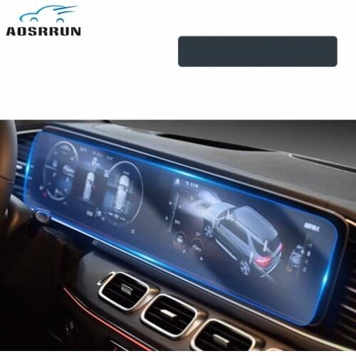 For Mercedes-Benz new GLE 350 GLE 450 2020 TPU transparent protective film Display panel film Car Accessories
