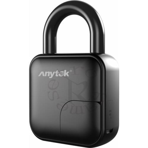 USB Rechargeable Smart Lock Keyless Fingerprint Lock IP65 Waterproof Anti-Theft Security Padlock Door Luggage Case Lock FLL3