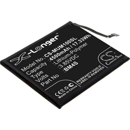 Cameron Sino Mobile SmartPhone Replacement Li-Polymer Battery 4500mAh For BM4S Huawei M2004J7AC, Redmi 10X Free Tools