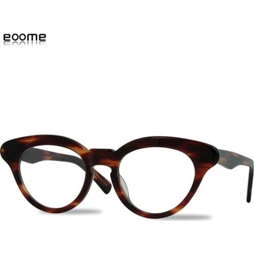 Vintage Hand Made Optical Cat Eye Frame Gregory Peck Retro butterfly shape Acetate Eyewear Frames Make Reading Glass Lens