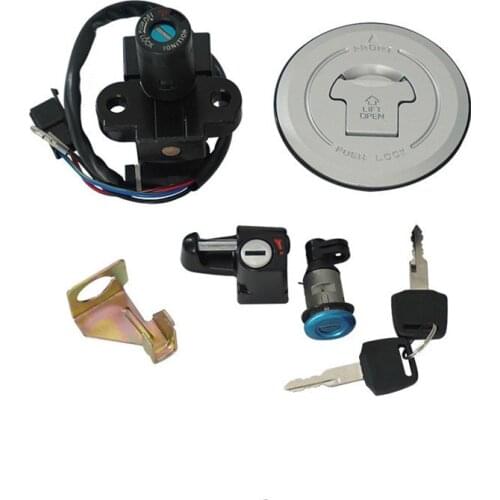 Motorcycle Ignition Switch Lock Fuel Gas Cap Key Set For Honda CBR250 MC19 MC22 CBR400 NC23 NC29 VFR400 NC30 RVF400 NC35