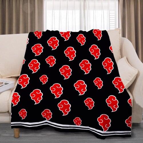 NARUTO Blanket Blanket Office Air Conditioning Summer Warm Sofa Siesta Digital Printing Flannel Blanket Christmas Birthday Gift
