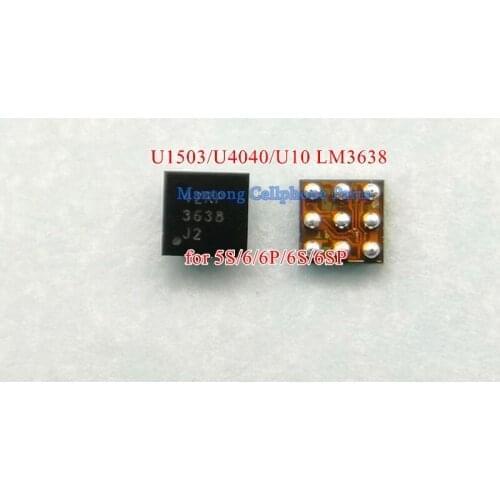 20pcs/lot U1503/U4040/U10 LM3638 For iPhone 5S/6/6Plus/6S/6Splus IC 3638 MESA BOOST Control chip IC