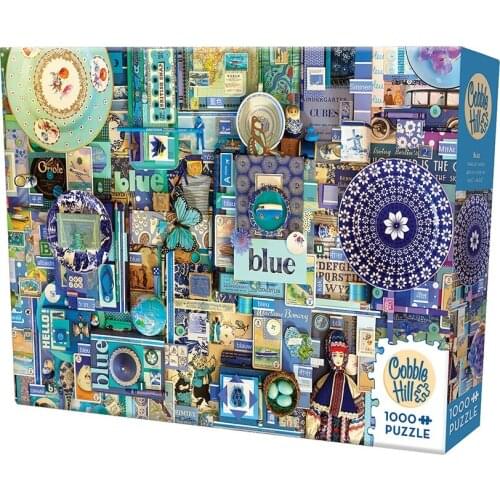 2018 New Cobble Hill The Rainbow Landscape Blue 1000PCS Jigsaw Puzzle Toys Fans Limited Jigsaw Puzzles Birthday Christmas Gift