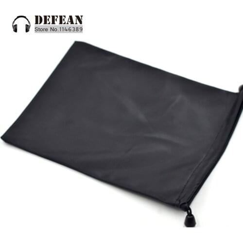22X16CM soft black bag pouch case for Medium Headphone 220x160mm 8.66*6.3inches