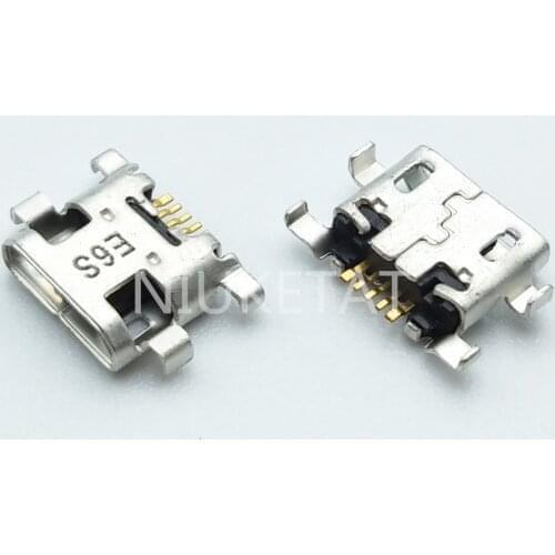 100pcs Micro USB 5pin mini Connector Mobile Charging port For HONOR 6 8 lite Huawei P7 P8 Lite 2017 Maimang 6 Charge Dock Socket