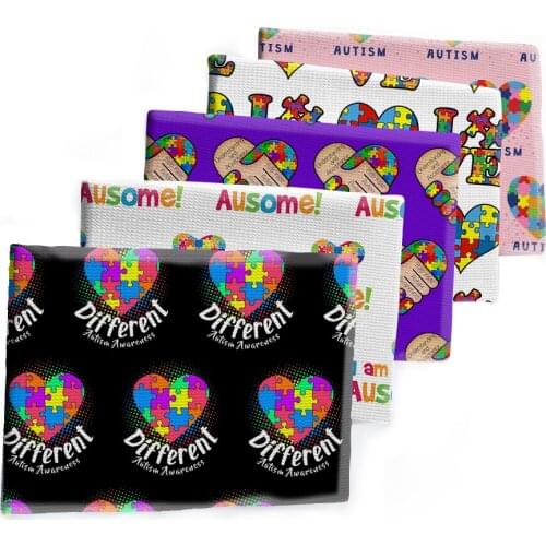 Au some Design Pattern Printed Bullet Textured Liverpool Patchwork Tissue Kids home textile 50*145cm