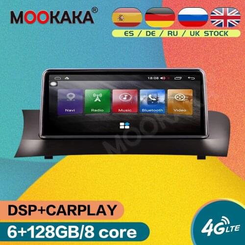 10.25 '' Android 10.0 128GB Car Multimedia Player for BMW X3 X4 F25 F26 GPS Navigation Auto Radio Audio Stereo Head Unit Carplay