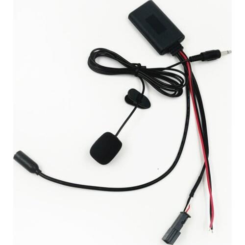 Biurlink 150CM Car Radio Audio Wireless Phone Call Adapter Bluetooth Music AUX Wiring for BMW E39 E46 E38 E53 16:9 Navigation