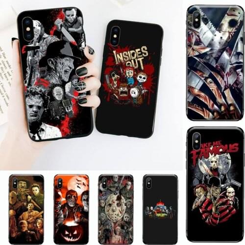 Movie Horror Icon pattern Phone Case for iPhone 11 12 mini pro XS MAX 8 7 6 6S Plus X 5S SE 2020 XR
