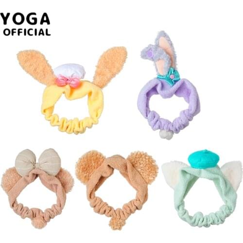 Duffy Bear Stellalou ShellieMay Gelatoni Cookie Dog Makeup Headbands Wash Face Headband Holder Hair Band Accessories Headwear