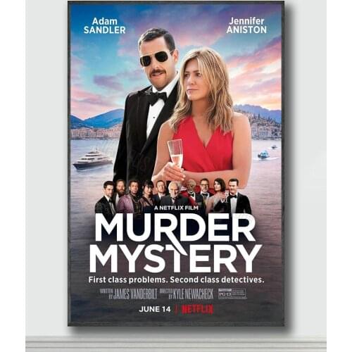 NJ120 Murder Mystery Movie Silk Posters and Prints wall art Art Poster Home Decor