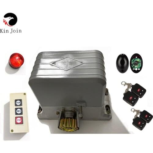 KinJoin Full kit set 1000kg to 1800kg electric sliding gate motors/automatic Gate-opener/rolling gate operators