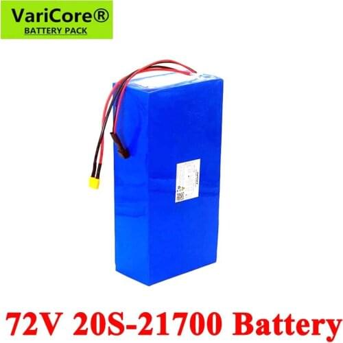 VariCore 20S 74V 25Ah 40Ah 50Ah 2500W electric bike battery 21700 72V electric scooter Moto lithium battery with BMS Protection