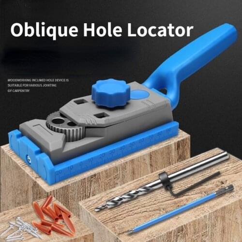 Punch The Locator/ Oblique Hole Locator/ Scale Line Drilling Locator/ Carpentry Plate Connector/ DIY Tools/ Woodworking Tools