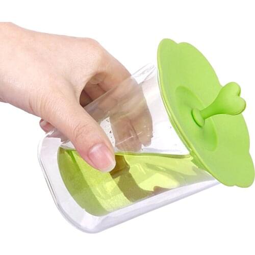 Reusable Safe Driking Cup Lid Silicone Anti-dust Bowl Cover Cup Seals Glass Mugs Cap Heat Resistant Tea Cup Lids Kitchen tools