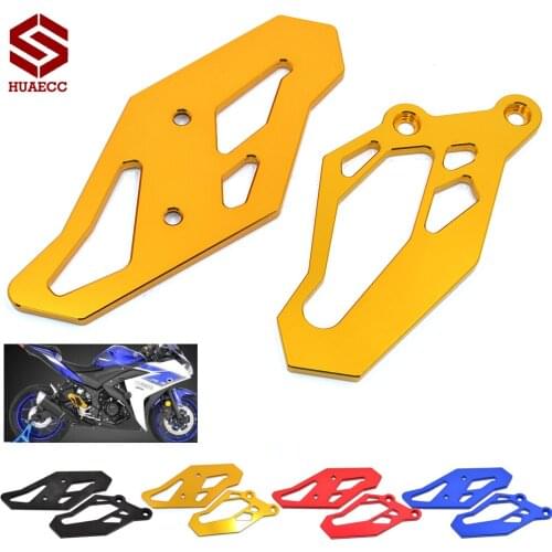 Motorcycle CNC Footrest Rearset Plate Guard For Yamaha R3 MT03 MT25 2015-2018 YZF R25 2013-2018 R3 ABS 2018