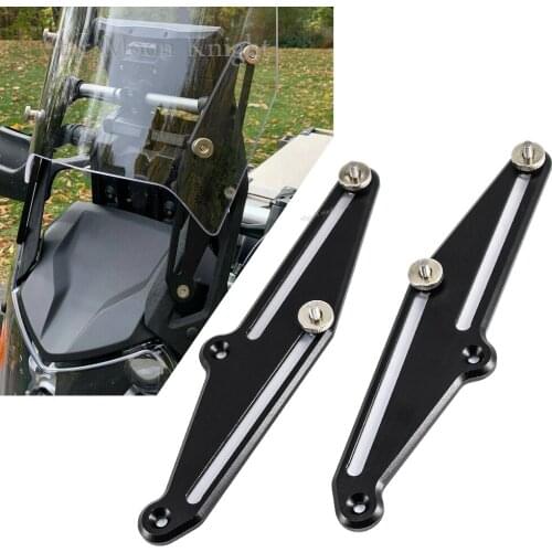 For Yamaha Tenere 700 XT700Z XTZ 700 T7 Motorcycle Windscreen Adjusters CNC Windshield Bracket Windshield Support Holder kits