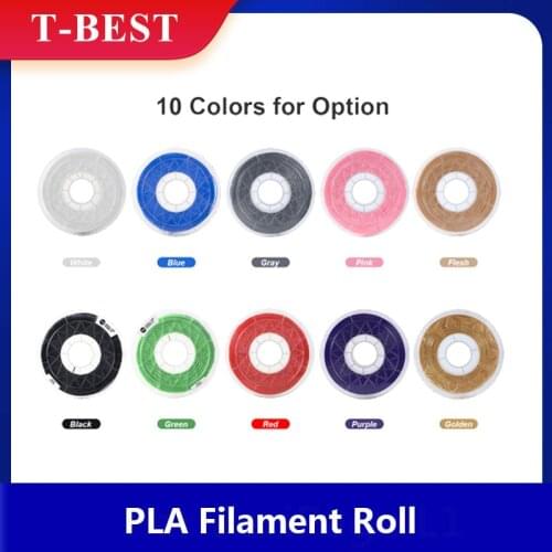 Creality 3D Printer CR-PLA Filament 1.75mm 1kg/2.2lbs Filament Dimensional Accuracy +/- 0.02 mm, Black