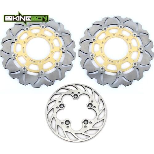 BIKINGBOY For Suzuki GSXR 600 750 08-17 GSX-R 1000 09 10 11 12 13 14 15 GSXR 1000 ABS 15 16 Front Rear Brake Discs Rotors Disks