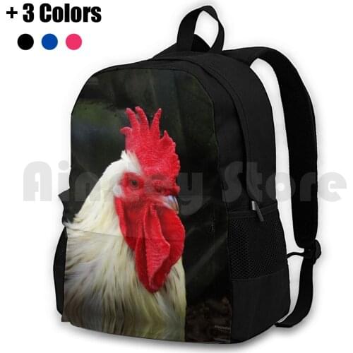 Ruling Outdoor Hiking Backpack Riding Climbing Sports Bag Moneypenny Missmoneypenny Cockerel Chicken Bird Game Farm Chosen