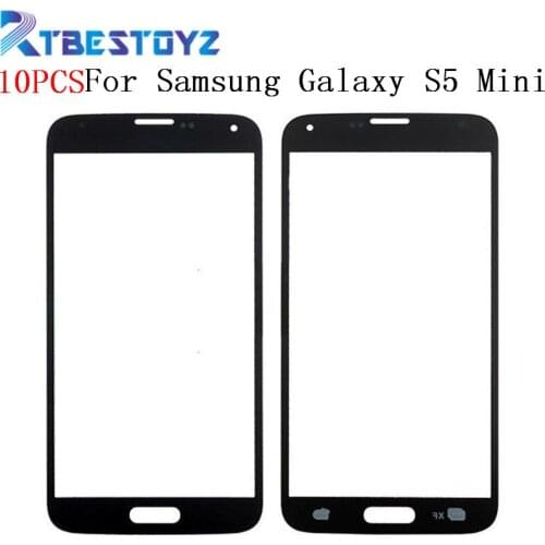 RTBESTOYZ 10PCS/Lot Touch Screen Panel Replacement Front Outer Glass Cover Lens For Samsung Galaxy S5 mini G800 G800F