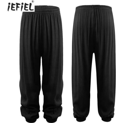Girl Boys Pants Kids Clothes Loose Sports Yoga Pilates Harem Pants Spring Casual Unisex Solid Color Elastic Waist Long Trousers